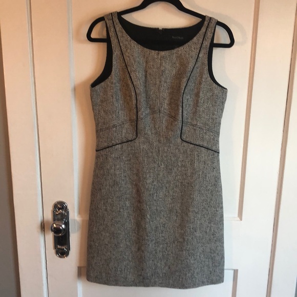 White House Black Market Dresses & Skirts - WHBM Grey tweed shift dress